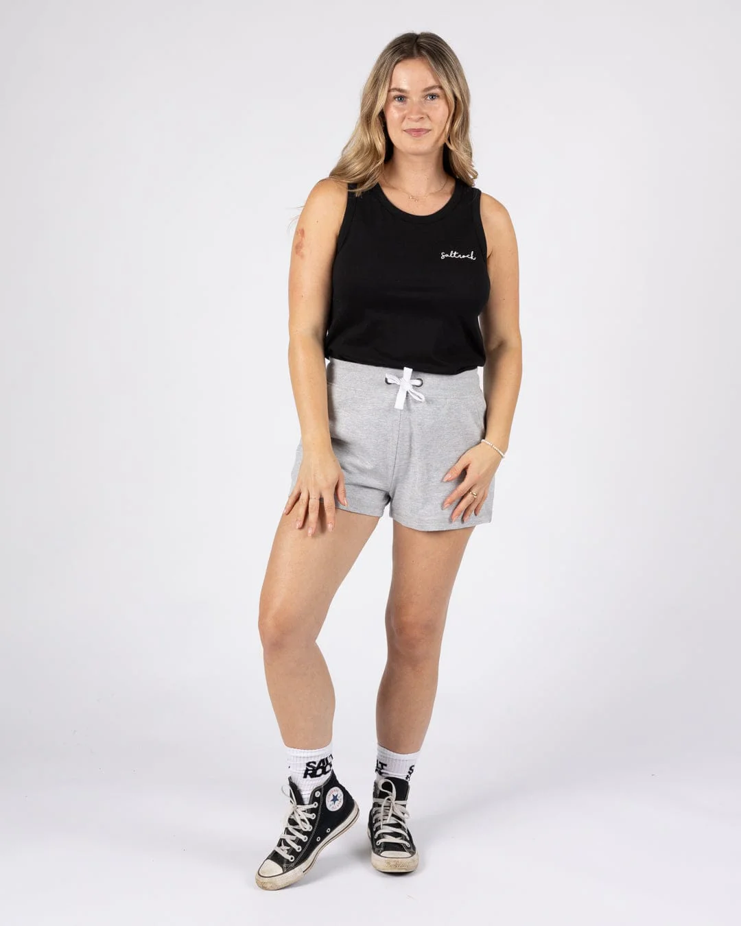Velator - Womens Sweat Short - Grey - Image 3